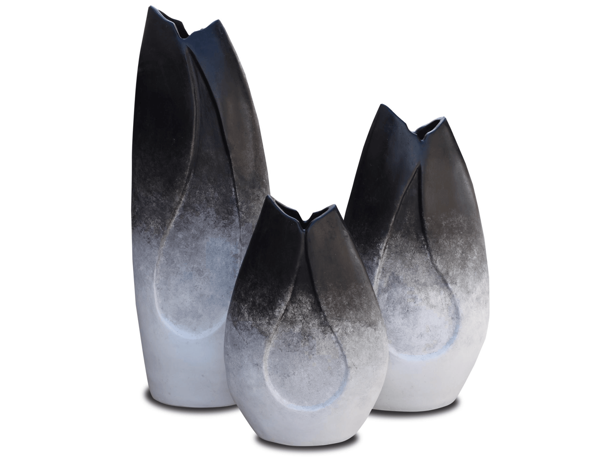 Luga Floor Vases (set of 3) - Euro Living Furniture